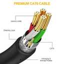 Starlink Gen 3 Cable, Standard Starlink Cable,Starlink Gen 3 Waterproof Grey Cable 30FT for Starlink Standard Generation 3 (30FT)