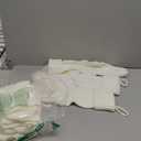 XOYTN 6 Pack Christmas Stockings, 18inch Large White Cable Knitted Stocking Personalized Xmas Hanging Stocking with Leather Patches Custom Name for Christmas Holiday Party Decoration