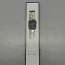 KADES Compatible for Apple Watch Series 10 46mm/42mm Series 9 8 7 45mm/41mm Series 6 5 4 SE 44mm/40mm Series 3 2 1 42mm/38mm, Sparkling Bling Diamond Band with Full Diamonds Case (Gold with Black Pearl Shell)