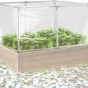 Detachable Mini Greenhouse Indoor and Outdoor, Small Greenhouse for Plants, Durable PVC Pipe Frame and PE Film Cover, Portable Plant Protector (1)