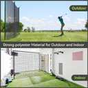 Golf Nets Practice Sports Nets for Backyard Driving Real Golf Balls 10 ft to 60ft, Ball Stop Netting for Garage Swing Training, Indoor Outdoor Nylon Heavy Duty Soccer, Basketball, Pickleball Accessories