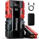 001B 3000A Car Jump Starter Battery Pack (up to 9.0L Gas and 7.0L Diesel Engine), 12V Car Battery Charger, Jump Box with USB 3.0 Power Bank