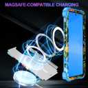 Hekodonk for Galaxy S26 Ultra Case Magnetic,[Compatible with MagSafe] Three Layer Heavy Duty Shockproof Hard Plastic+Soft Silicone Full Protective Case for Samsung Galaxy S26 Ultra 6.9 inch,Blueblack