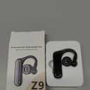 Open Ear Bluetooth 5.4 Headset, Wireless Mono Earpiece with ENC Noise Cancelling Mic, 30H Talk Time Single Ear Headphone for Work Driving, Compatible with iPhone Samsung Android Phones