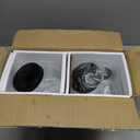 1 Gallon Large Glass Cookie Jars for Kitchen Counter + Marker & Labels - Food Storage Canisters with Airtight Lids, Coin & Penny Jar for Candy Buffet, Coffee, Laundry Detergent Holder, Set of 2.