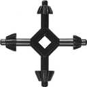 4 in 1 Drill Chuck Key Wrench, 1/4" 3/8" 1/2" Sizes Replacement Tool for Electric Drills, Drill Presses, Power Tool Chucks, for DIY, Home Improvement, Construction Projects (S)