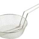 Winco Culinary Basket, 12-Inch Diameter, Medium Mesh, Medium, Nickel