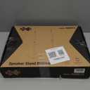 USX MOUNT Universal Speaker Stands, Height Adjustable Extend 30.0" to 39.1" for Satellite Speakers & Small Bookshelf Speakers up to 11 lbs Per Stand, 1 Pair Floor Stands for Sony Bose Polk JBL Yamaha