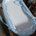Baby Travel Bassinet Portable Bassinet (Light Blue), Twin