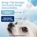 Dog Eye Gel, Dog Eye Drops Wash for Dogs and Cats,Vet-Recommended to Soothe Pet Eye Irritations,Eye Infections & Allergies. Relieve Dry Eyes and Pink Eyes, Pet Tear Stain Remover. 2 Ounces