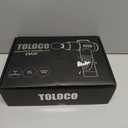 TOLOCO Massage Gun, Deep Tissue Back Massage for Athletes for Pain Relief, Percussion Massager with 10 Massages Heads & Silent Brushless Motor, Christmas Gifts for Women, Men, Black