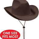 Beistle Felt Cowboy Hats Western Headwear Birthday, Photo Booth & Halloween Costume Accessories