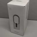 Desk Fan Bladeless, 11.8 Inch Office Fan Small, Quiet, 3 Speed Adjustment, Touch Control, Easy to Clean, Desk Fans Small Quiet, Ideal for Office, Living Room, Bedroom (Gray/Dark Red)