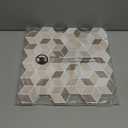 Art3d 10-Sheet Peel and Stick Backsplash Tiles, 12x12 Inch Self-Adhesive 3D Wall Tiles for Kitchen, Bathroom, Countertop - Thickened Waterproof Design (Light Brown)