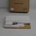 White Bread Box, Extra Large Bamboo Wood Bread Box, White Bread Storage Container