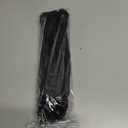 10 inch 30 Strands Loc Extensions Human Hair Curly Ends,0.4cm Width 100% Human Hair Dreadlock Extensions for Men/Women, Can be Dyed Soft Dreads Extensions