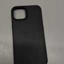 TENOC Phone Case Compatible with iPhone 13 & iPhone 14, Black Case Anti-Fingerprint Protective Bumper Matte Cover for 6.1 Inch