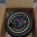 Alomejor Front Wheel with Tire for 9 G30 Electric Scooter, Aluminum Alloy and Rubber, 6.5 Inch, with Drum Brake, 60/70 6.5