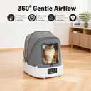 Updated Automatic Pet Dryer Box with 86CFM Dual Fans, 60L Foldable Design, 360 Quiet Airflow, Temperature/Time Control Grooming Hair Blower for Dogs, Cats & Puppies