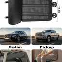 Car Seat Leg Extender Cushion, Memory Foam Under-Thigh Support for Drivers | Car Seat Extender Leg Support, Breathable PU Leather, Non-Slip Fit for Driver Seats & Office Chairs, Long Drives & Road Trips