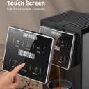 AIRMSEN Grind & Brew Coffee Maker with Built-in Grinder (2026 Model) - Single-Serve, Compatible with K-Cup Pods & Ground, 1000W Fast 6-14oz Brewer, Descaling Alert, Touchscreen & 50oz Removable Tank