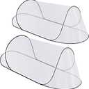 2 Pcs 78 * 31 * 23 Inch Large Pop Up Mosquito Net, Portable Foldable Mesh Tent, Breathable Lightweight Mosquito Net Tent for Bed Camping Travel Patio
