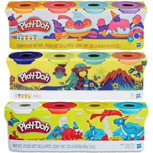 Play-Doh Bulk Mixed Colors 12-Pack of Non-Toxic Modeling Compound, (4oz) Cans (12-Cans, 48oz)
