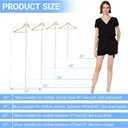 Garment Bags for Hanging Clothes 24'' x 48'' (Set of 12) Coat Covers for Closet Foldable Washable Dress Bags for Hanging Clothes for Long Dress Dance Costumes Suits Gowns Coats