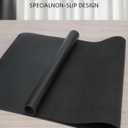 Large Desk Mat 55"x24" - Premium Non-Slip Desk Pad, Waterproof and Scratch-Resistant Office Desk Protector, Large Desk pad Workspace Mat for Home and Office(Black)