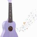21 Inch Carbon Fibre Kids Toddler Child Children Acoustic Guitar Ukulele Musical Instruments Ideal for 3-9 Year Old Boys Girls Gifts (Purple)