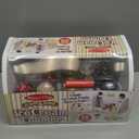 Melissa & Doug Wooden Scoop & Serve Ice Cream Counter, Pretend Play Store, 28 Toy Food & Play Kitchen Accessories, Preschool Toys for Girls & Boys 3+