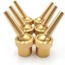 6pcs 1/2" DN15 Brass Fountain Nozzle Adjustable Direction Jet Water Spray Head for Landscaping Use