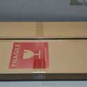 Beauty4U 50” x 14" Full Length Wall Mirror, White Baroque Door Mirror