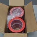 Pangda 6 Rolls 2" x 33 Yards Red Floor Marking Tape and Dance Splicing Tape Warning Safety Durable Non-Abrasive for Social Distancing, Gyms Athletics Restaurant Equipment and More (Red)