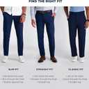 Haggar Men's Iron Free Premium Khaki Straight Fit Flat Front Pants (Beige, 32x34)