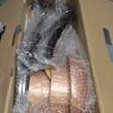 M MELENTA Pots and Pans Set Ultra Nonstick, Pre-Installed 11pcs Cookware Set Copper with Ceramic Coating, Stay cool handle & Nylon Kitchen Utensils, Gas/Induction Compatible, 100% PFOA Free