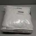 Off White Pinch Pleated Sheer Curtains 90 Inch 2 Panels Long, Thin Textured Linen Look Living Room Drapes Window, Ivory Sliding Glass Door Ceiling Curtain with Rings & Hooks & Back Tab