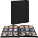 CTPOKO Trading Card Binder, 9-Pocket Sports Card Album Holder for TCG, MTG, Yugioh, Football, Basketball, Hockey and Baseball Cards - 30 Pages, 540 Card Capacity - Black