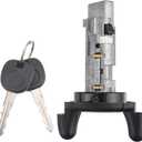 Ignition Key Lock Cylinder with Keys Compatible with Cadillac