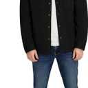 Spyder Men's Core Sweater Fleece Shirt Jacket Shacket (Black, M)