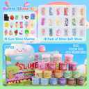 LAWOHO 18 Pack Slimes, Slime Kids, Cloud Butter Fluffy Slime kit for Girls Ages 8-12,Toys for Girls and Boys,for Kids Slime Set Party kit Goodie Bag Stuffers,Classroom Reward, Party Supplies