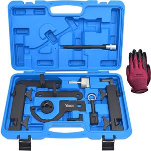 Camshaft Alignment Tool Kit for Land Rover Jaguar Discovery 4 Range Rover Sport V8 5.0L V6 3.0L, Engine Timing Tool with Fuel Pump, Fuel Injector Remover Tool, 303-1445, 303-1448, 303-1452, 303-1482