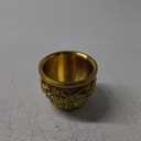 Golden Brass Treasure Bowl Feng Shui Offering Bowl Chinese Style Wealth Basin Good Lucky Porsperity Table Centerpieces Home Office Decorations for Friends