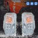 labwork DRL Fog Lights Assembly 8151147060 8152147060 Replacement for 2012-2015 Prius Clear Lens Left+Right Side (Passenger & Driver Side)