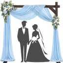 Kusamue Square Wooden Wedding Arch Frame 7.48 FT Square Wood Arch Wedding Arbor Backdrop Stand for Ceremony Party Proposal Scene Garden Beach Forest Rustic Boho Decoration(7.48ft)