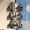 VOLPONE Shower Caddy Corner Suction Cup Shelf Corner No Drilling Bathroom Shower Organizer Storage Rack Adhesive (3-Pack, gray)