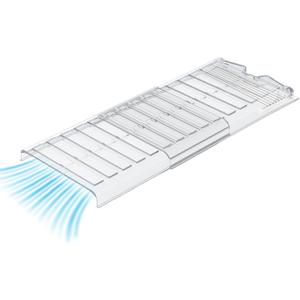 Magnetic Air Vent Extender for Under Furniture Floor Vent Deflector for Home Register Up to 12" Wide Extend from 17"-33" (1.5Inch Height)