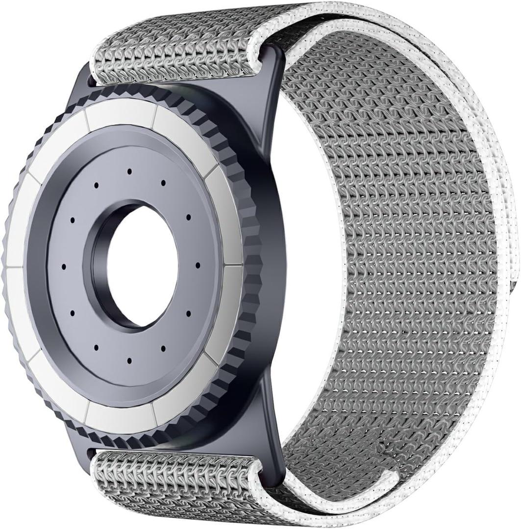 BAISRKE Magnetic Running Armband for MagSafe Case - 360 Rotatable Phone Grip with Adjustable Scent Compartment & Detachable Lanyard Compatible iPhone/Android (Gray & Gunmetal) (Regular (fits Wrist/Armband up to 9"))