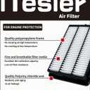 Engine Cabin Air Filter kit for Pilot (2016-2022), Ridgeline (2017-2026), Passport (2019-2025), MDX (2016-2020), Replaces 17220-5J6-A10, 80292SDAA01, CA12061
