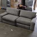 Coaster Home Furnishings - Simpson - Engineered Wood - Upholstered Sleeper Sofa with Queen Mattress - Transitional - Living Room - Light Gray - 360050